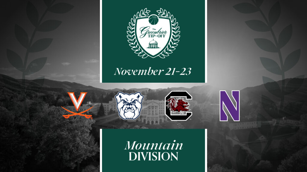 2025 Greenbrier Tip-Off Mountain Division Field Announced
