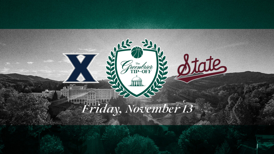 Mississippi State and Xavier to Meet at The Greenbrier Tip-Off